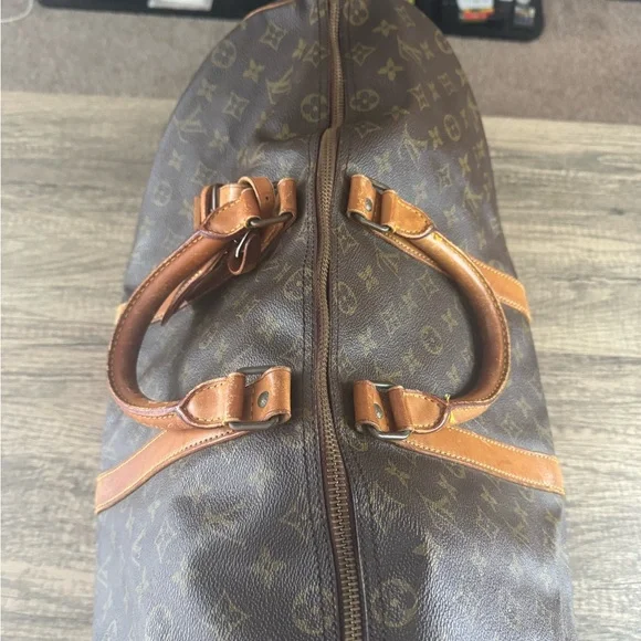 Louis Vuitton Brown Monogram Duffel Bag